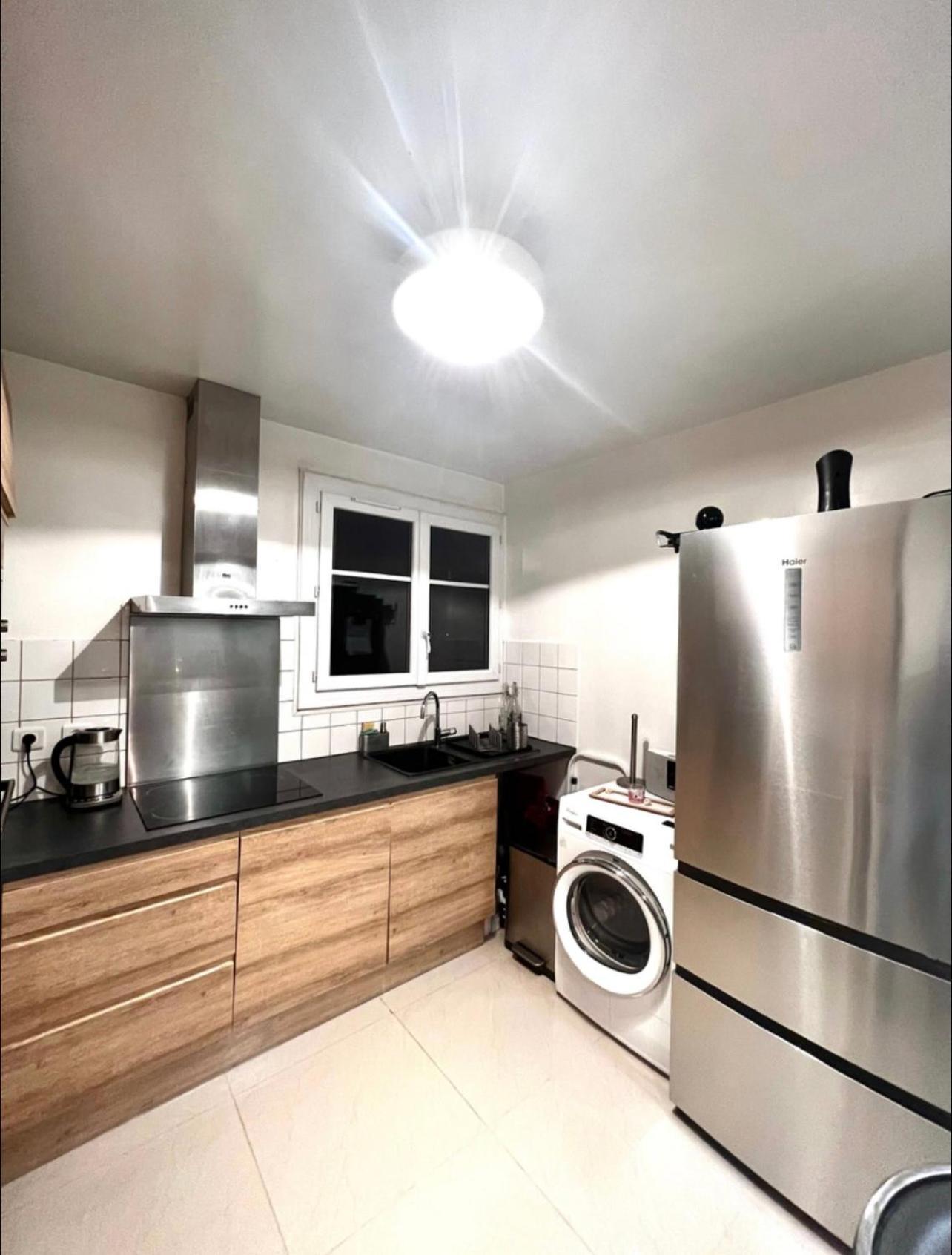 Modern 2 Bedroom Apartment Near Paris Metro, Giant Flat Screen Tv 85 Inches, Balcony, Free Parking Ivry-sur-Seine Eksteriør billede