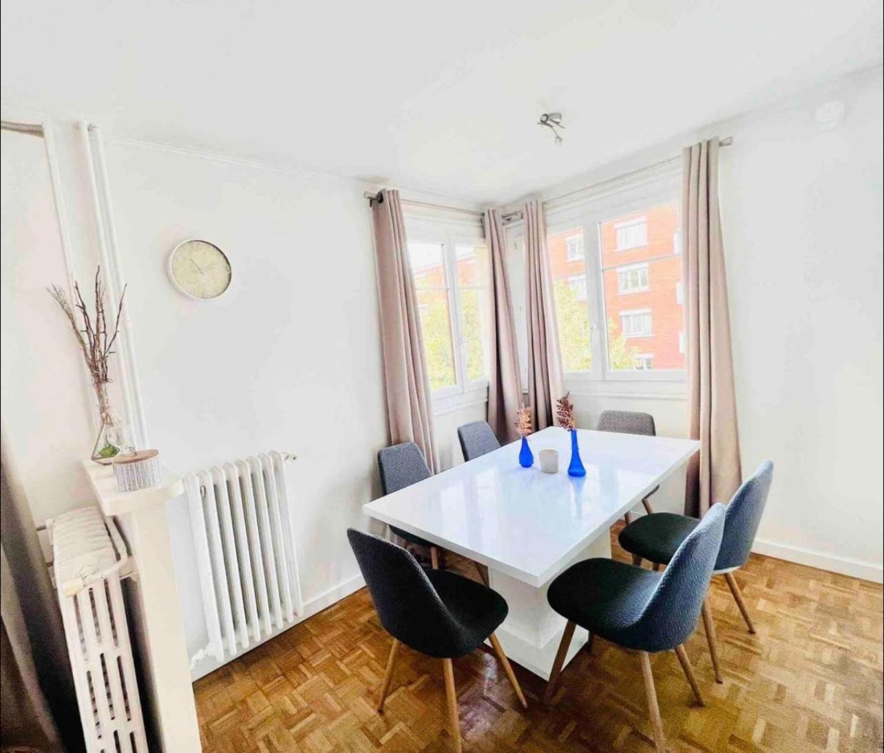 Modern 2 Bedroom Apartment Near Paris Metro, Giant Flat Screen Tv 85 Inches, Balcony, Free Parking Ivry-sur-Seine Eksteriør billede